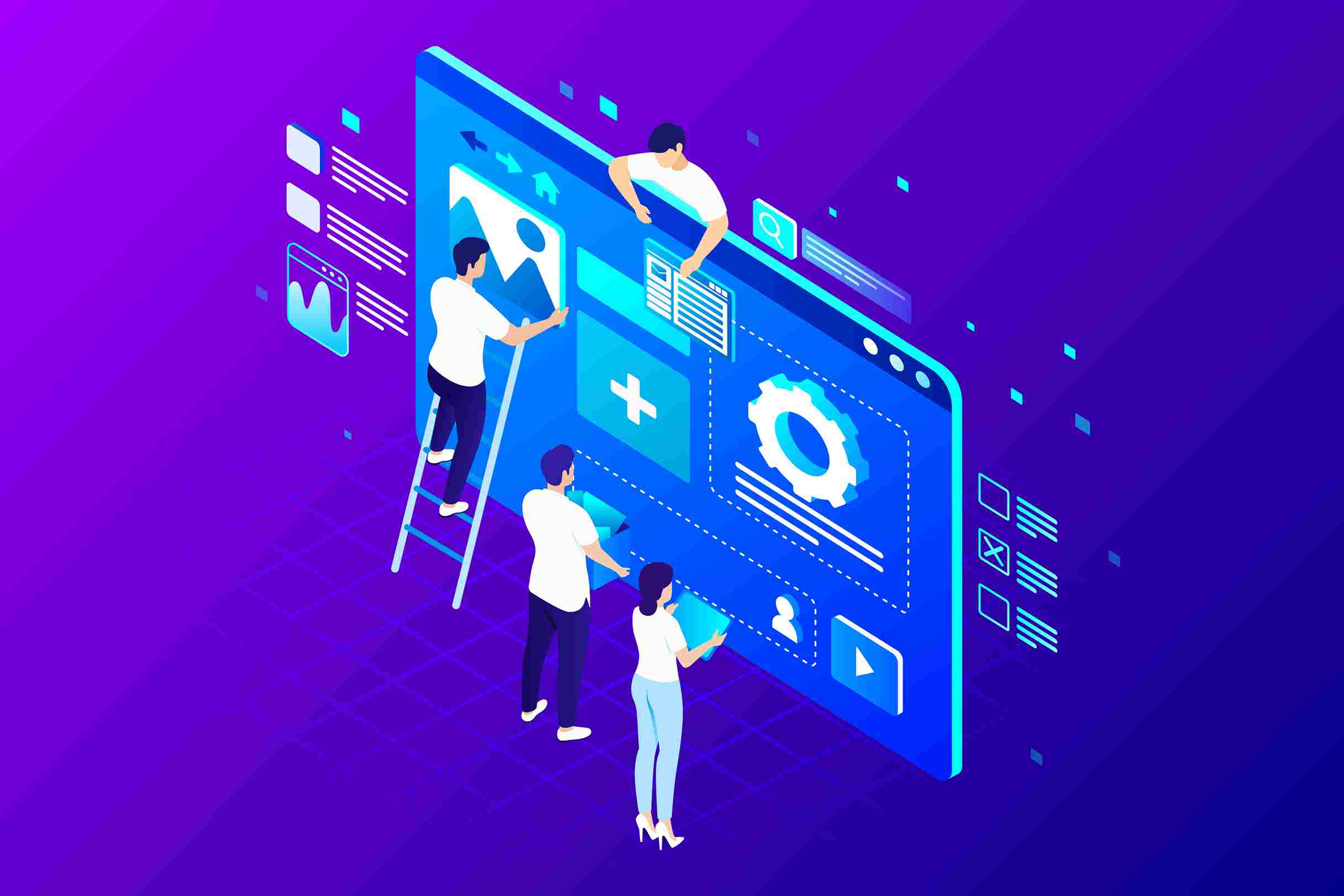 Dynamic website development