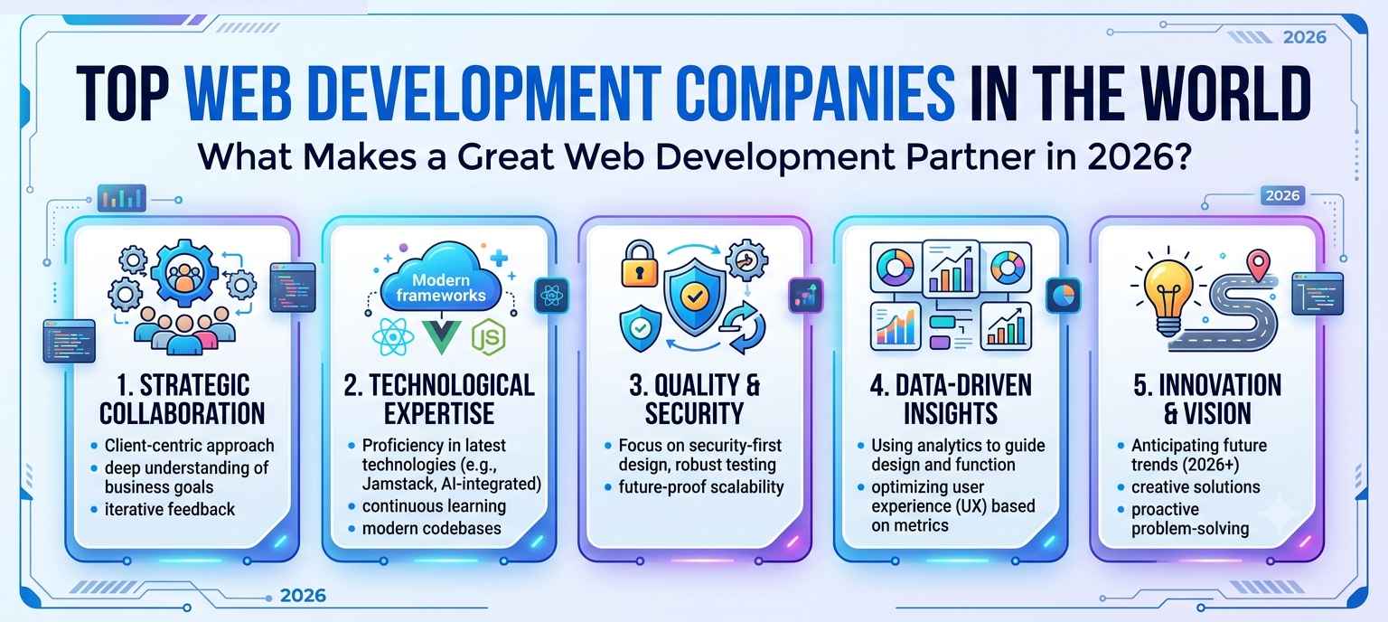 Top web development companies in the world